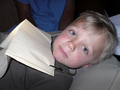 First trip to the dentist, gulp