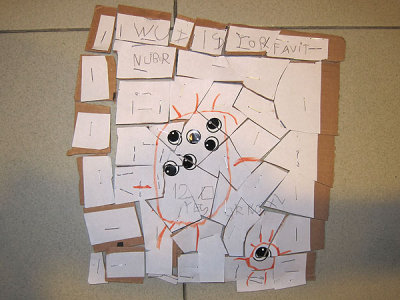 Simon made himself a puzzle