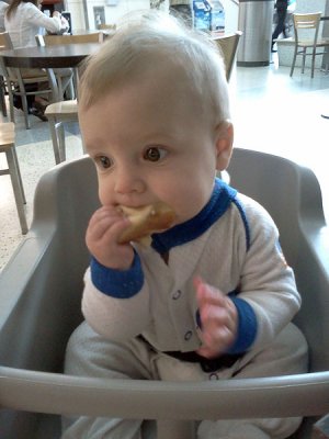 Quick snack between flights