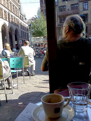 View from coffee shop