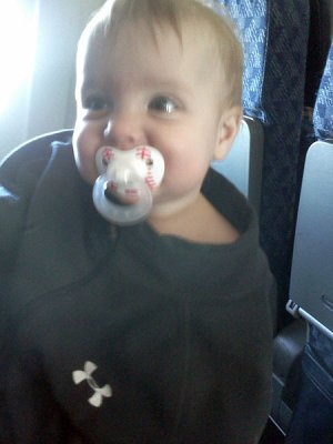 Annie refuses to sleep in the air