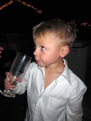 Tries to revive himself with a Sprite (or three)