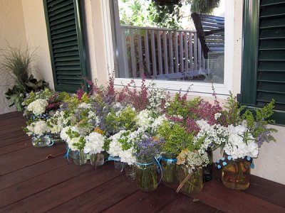 Leftover wedding flowers