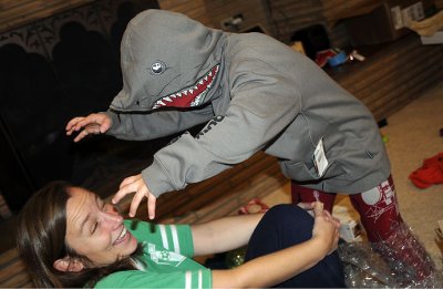 This shark is terrifying!