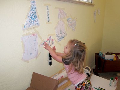 Decorating the playroom