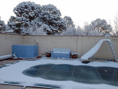 Morning snow