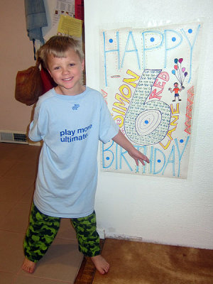 Proud 6-yr-old