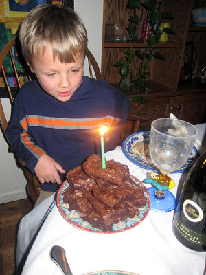 Birthday brownies