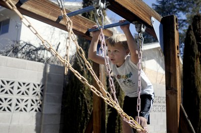 Monkey on monkey bars