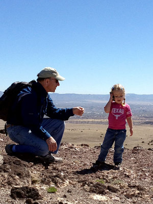 2-yr-old calls her parents from top of Vulcan Volcano