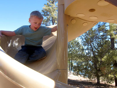 Making sure the slide works