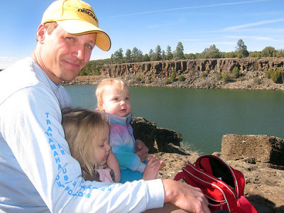 Daddy with his girls