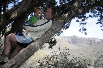 Even Annie wants to be a tree-climber