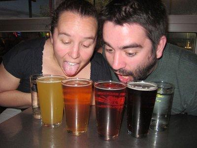 No, we did not let them drink all of those beers