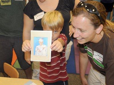 Simon's kindergarten completion ceremony