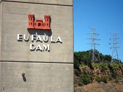 Farewell to the Eufaula Dam, with thanks for the lesson on power generation and flood control