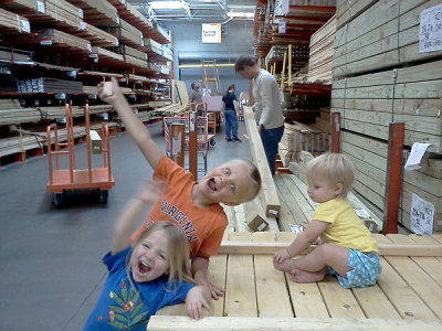 Maybe they shouldn't have taken crazy pills before we went to Home Depot...