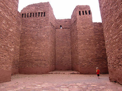 North of Mountainair: Salinas Pueblo Mission ruins