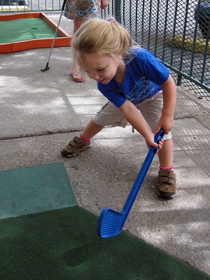 Kristina shows her good form