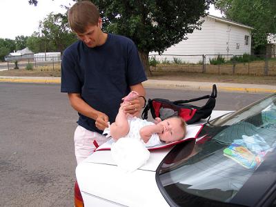 Diaper change in Maxwell, NM