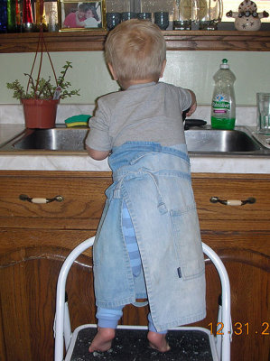 7. Wash dishes