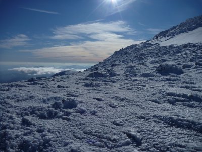 Going towards the top