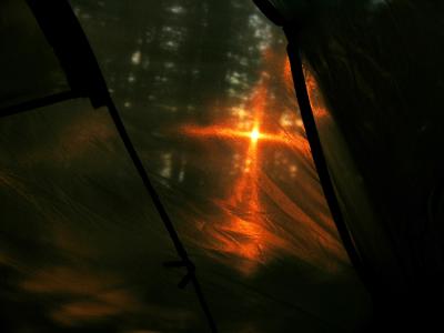 Sunset in the Tent