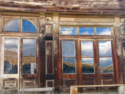 Reflections in Bodie Saloon Windows