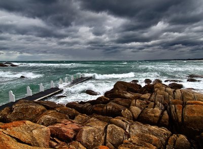 Sou'wester blowing at the cape by Dennis