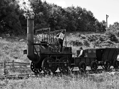 5th Place-The birth of the railways. Locomotion No.1 (Replica)