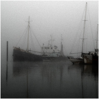 Mist on the Hamble.  Kev.