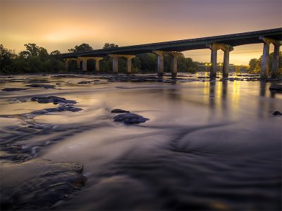 congaree river sunrise - rmx