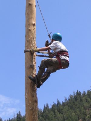 Jacob on the spar pole