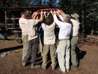 Team challenge - helium hoola hoop