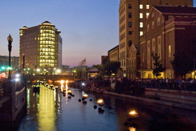 WaterFire, Providence River
