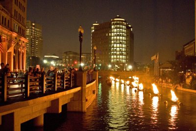 WaterFire, Providence River