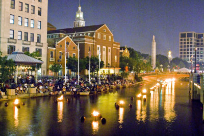 WaterFire, Providence River