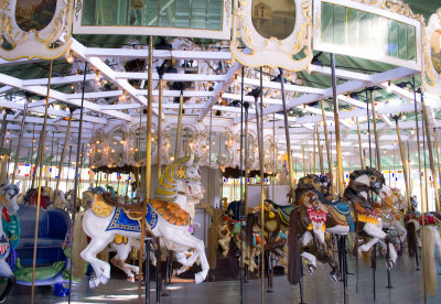 Looff Carousel, Crescent Park, Riverside