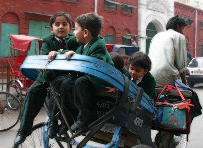 Ride to School Old Delhi