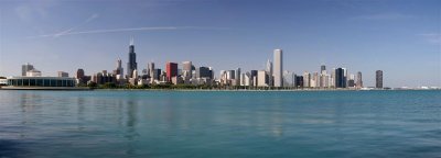 Chicago Skyline from Chicago's Adler Planetarium & Astronomy Museum