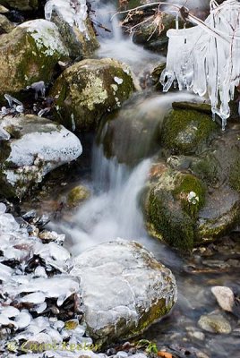 Icy Winter Stream