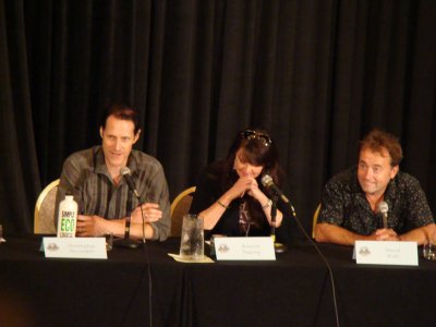 Christopher Heyerdahl, Amanda Tapping, David Nykl