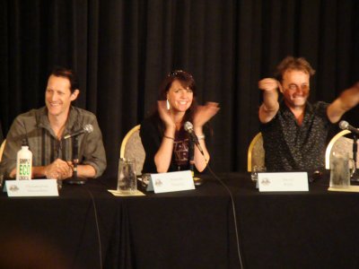 Christopher Heyerdahl, Amanda Tapping, David Nykl