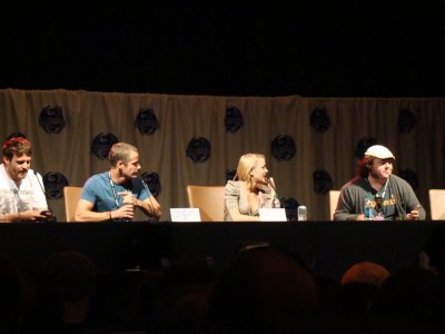 Eddie McClintock, Colin Ferguson, Jordan Hinson, Chris Gauthier