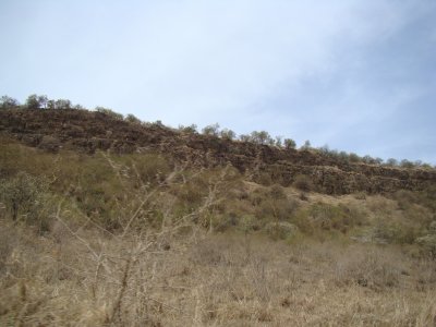 volcanic rock cliff
