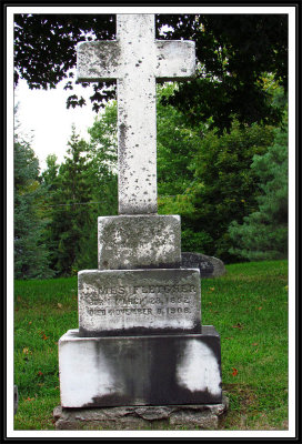 Jame Fletcher tombstone at Beechwood Cemetery
