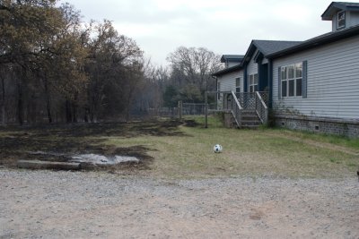 North side of house looking E.