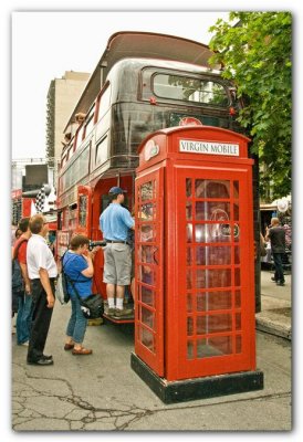 Virgin Mobile Bus And Phone Booth