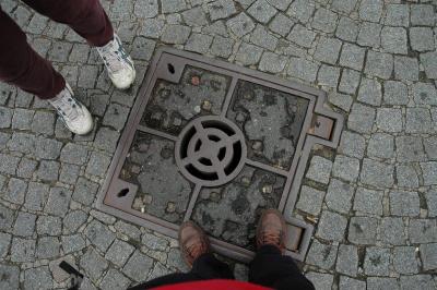 Manhole cover #1 in the Strasbourg sewer system (wow!)