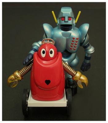 BANDAI 2003 - THE 超合金 - 小露寶 & 鋼鐵老師